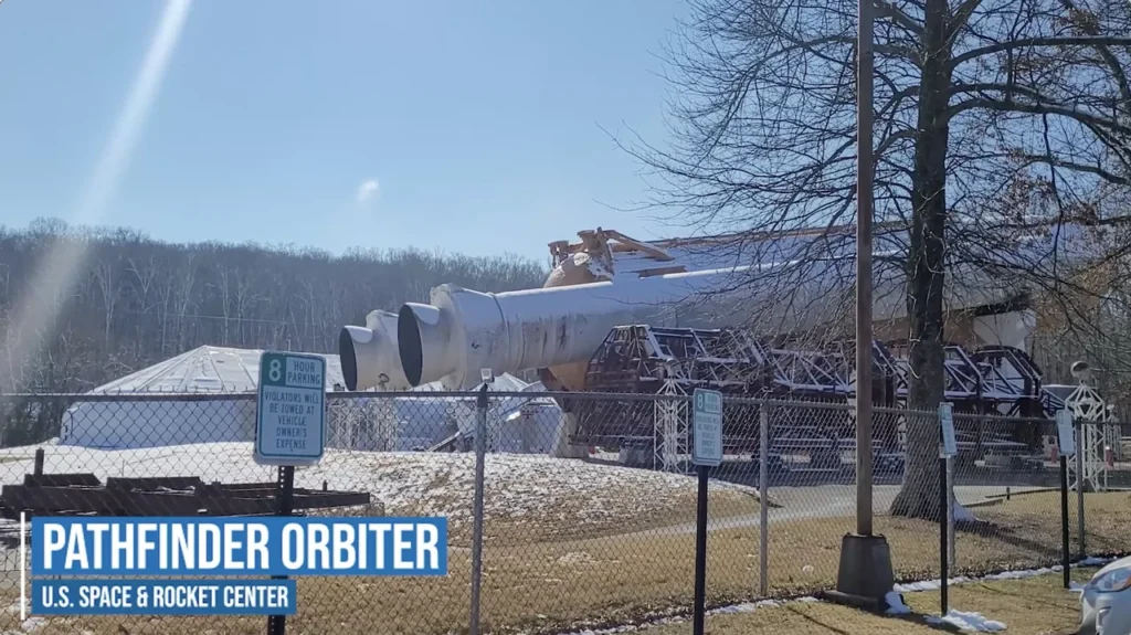 Historical view of Pathfinder during restoration in January 2022.